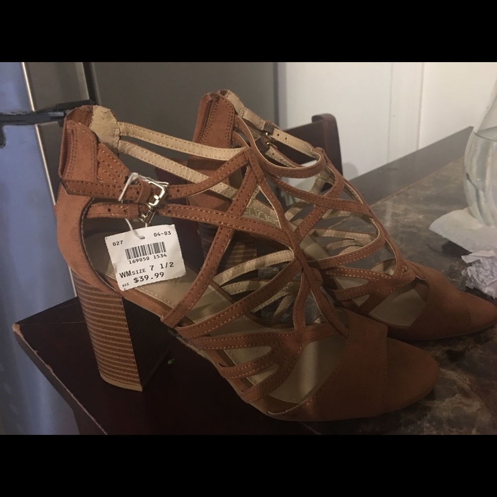 Brown heels